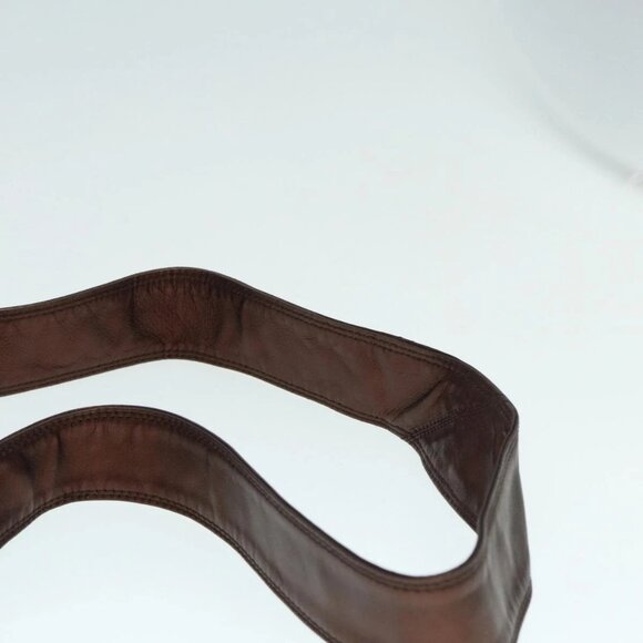 CHANEL Shoulder Bag Leather Bronze Gold CC Auth - Picture 7 of 15